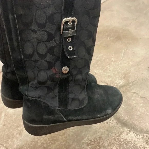 Coach  suede boots - Picture 5 of 9